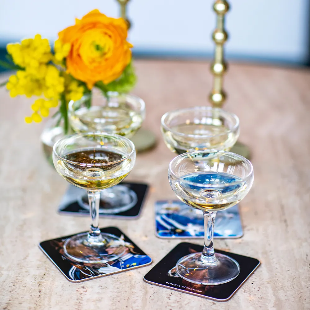 Glasunderlägg 6-pack